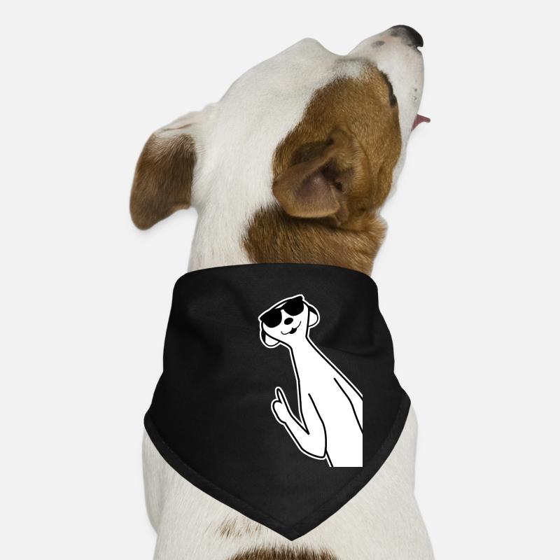 Erdmännchen mit Daumen hoch Hunde-Bandana