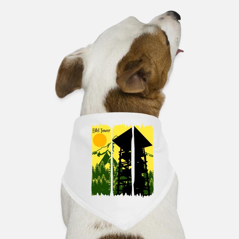 Eifel Randonnée Mittelgebirge Eifler Bandana pour chien