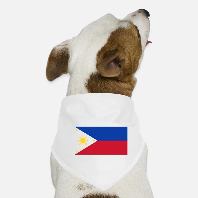 Philippinen Flagge Hunde-Bandana