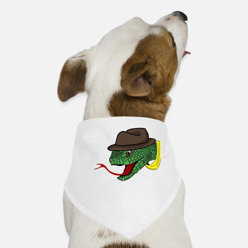 Serpent avec Cap Reptiles Serpents Bandana pour chien