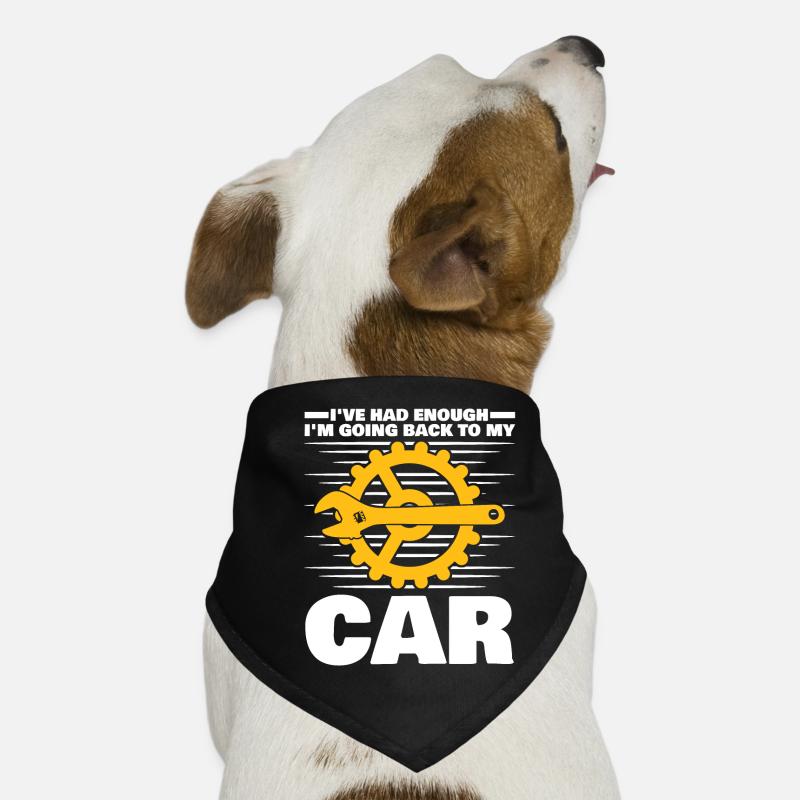 Mechanics Car Mechanic Combustion Engine Dog Bandana
