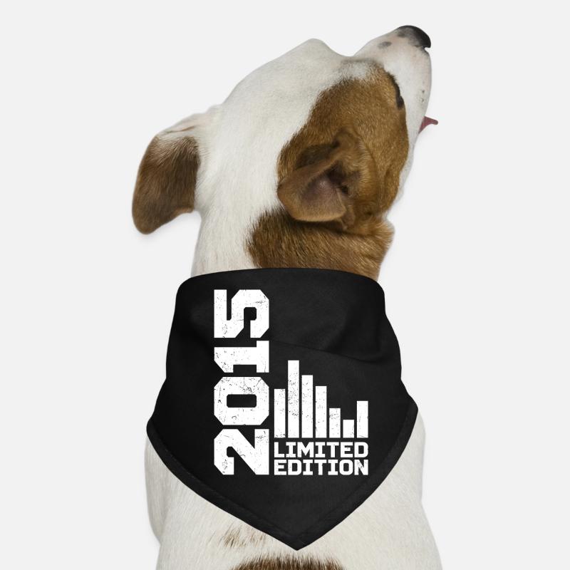 Millésime 2015 Cadeau d’anniversaire 2015 Année 2015 Bandana pour chien