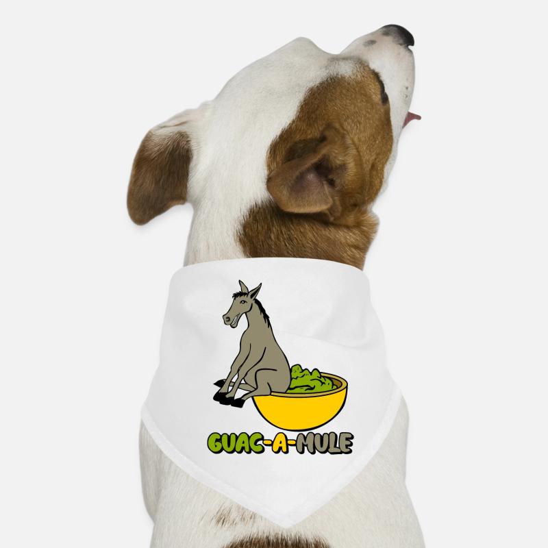 Mule Guacamole Croustilles Tortilla Avocat Bandana pour chien