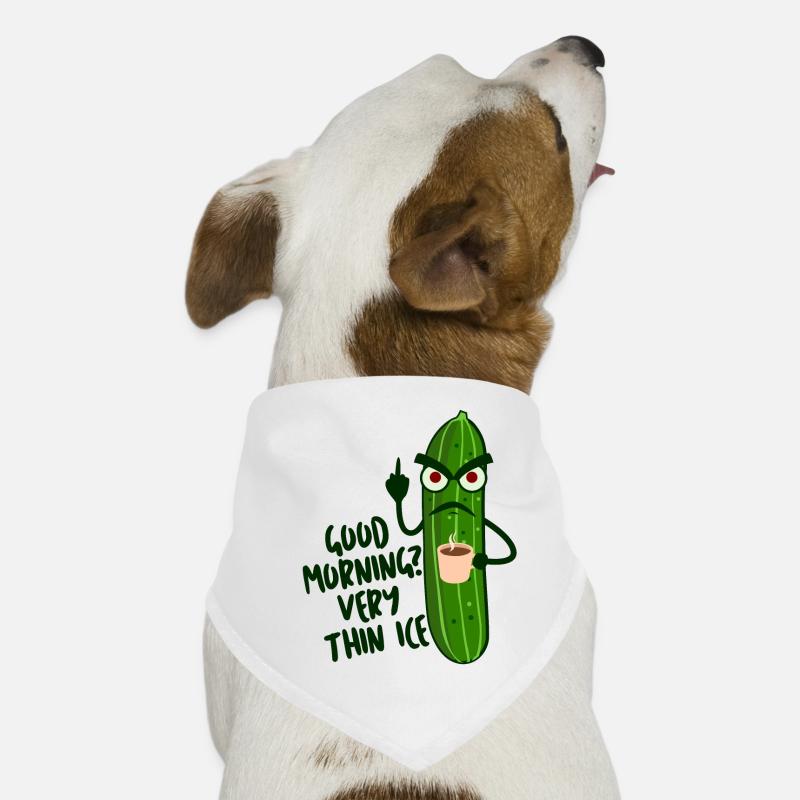 Grumpy Cucumber Cucumbers Pickles Hunde-Bandana