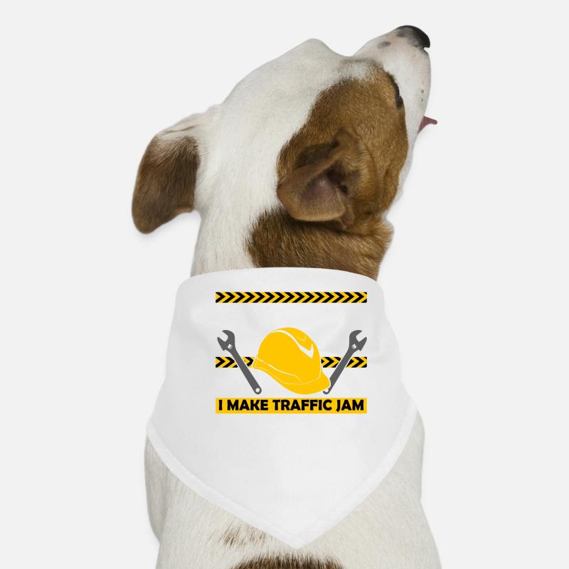 Chantier de construction Bandana pour chien