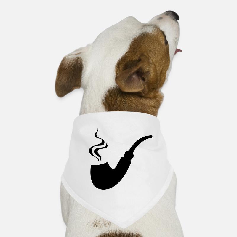 Pfeife rauchen Hunde-Bandana