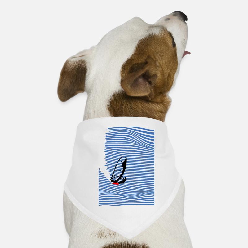 Windsurfer Windsurfen Welle Hunde-Bandana