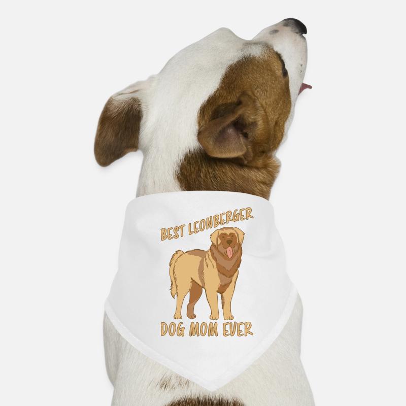 Leonberger Maman Chien S’amuser à dire Leonberger Cadeau Bandana pour chien