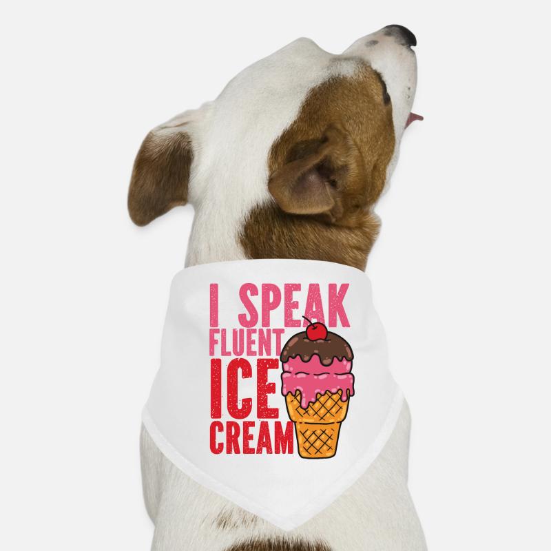 Crème glacée Cone Sundae Je parle Bandana pour chien