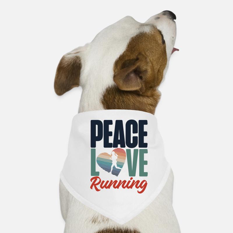 Running Runner Semi-Marathon Bandana pour chien