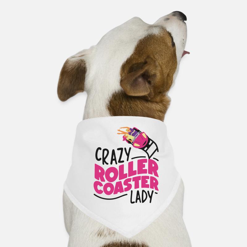 Roller Coaster Girl Crazy Roller Hunde-Bandana