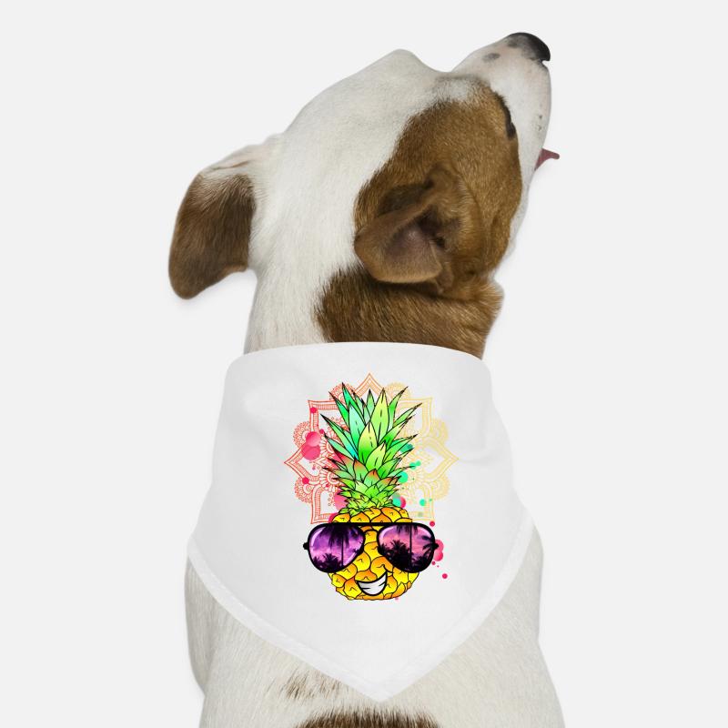 Ananas Mandala Hunde-Bandana