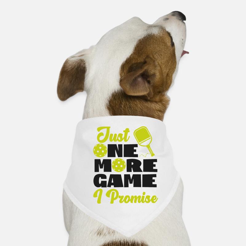 Pickleball juste un match de plus I Bandana pour chien