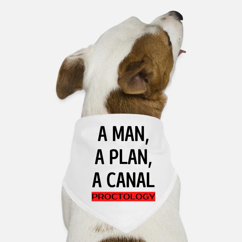 A MAN, A PLAN, A CANAL - PROCTOLOGY Dog Bandana