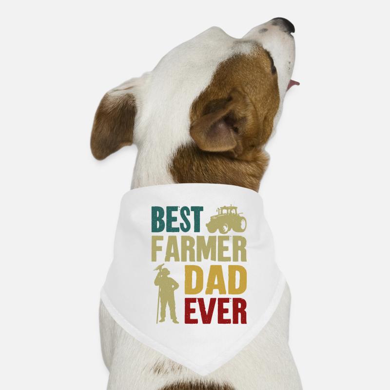 Farming Farmer Dad Father Vintage Dog Bandana