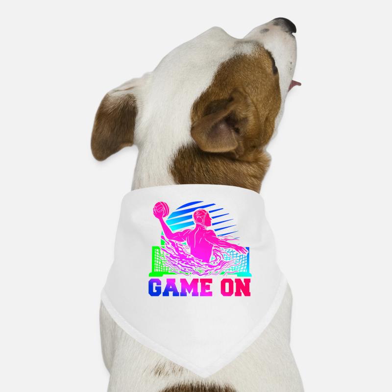 Water Polo Retro 80s 90s Game On Bandana pour chien