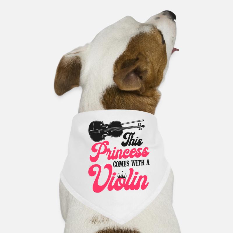 Violin Violinist Girl This Hunde-Bandana