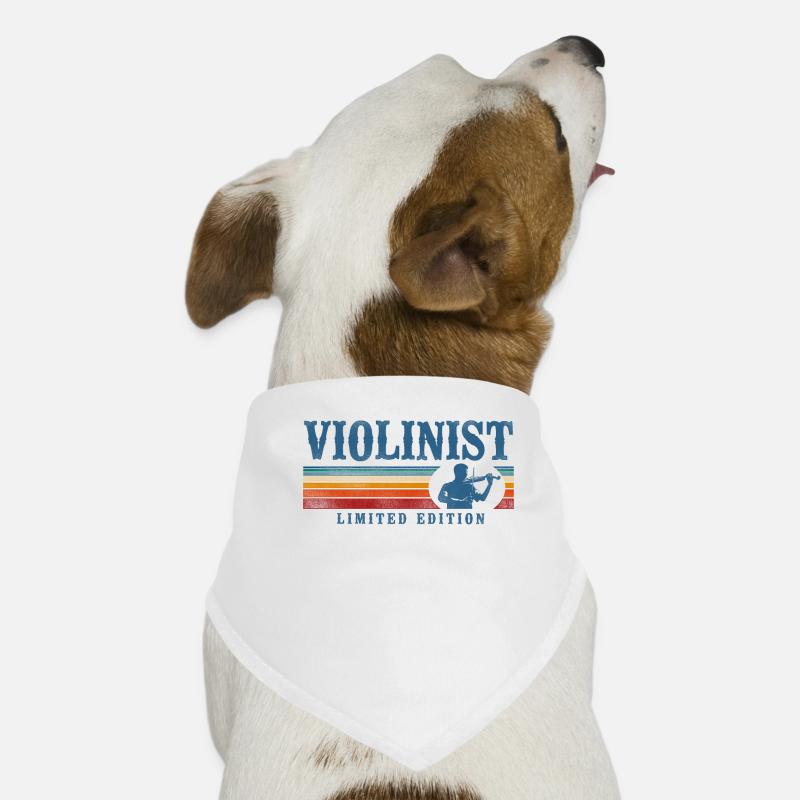 Violin Violinist Retro Vintage Hunde-Bandana