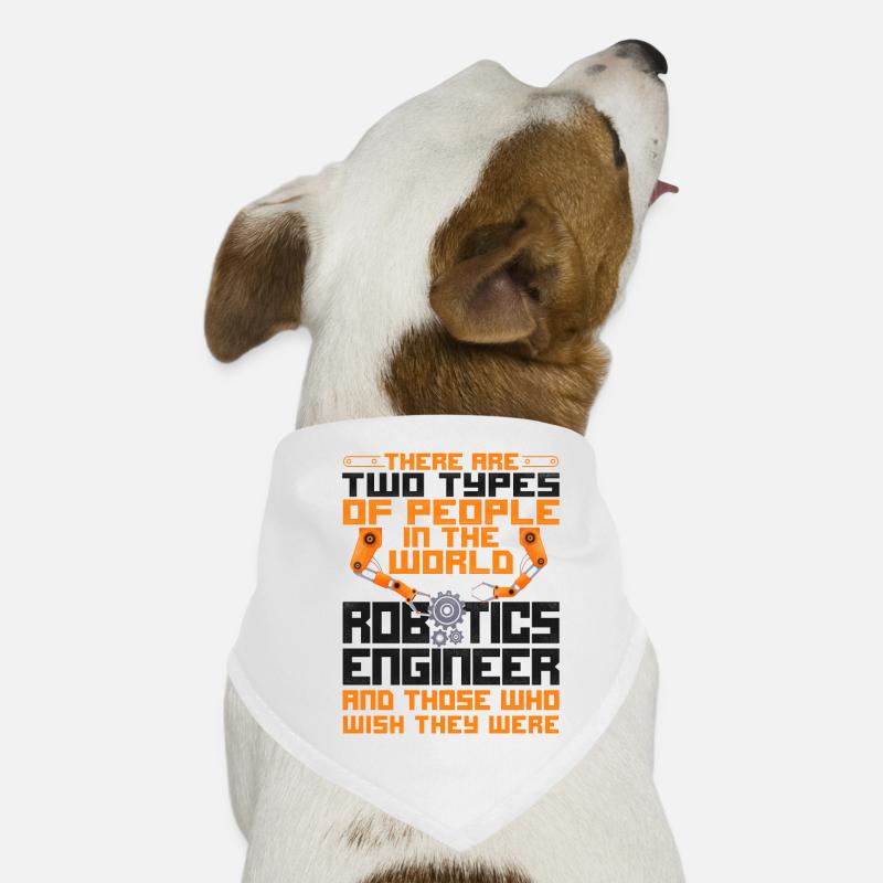 Robot Robotics Engineer Vintage Hunde-Bandana