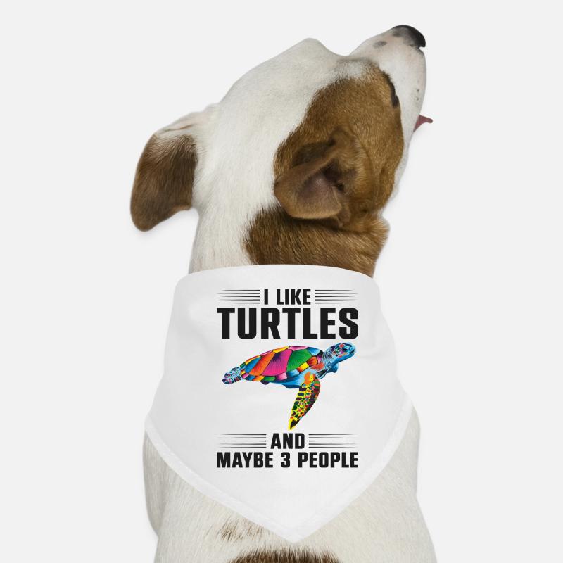Sea Turtle Tortoise I Like Turtles Dog Bandana