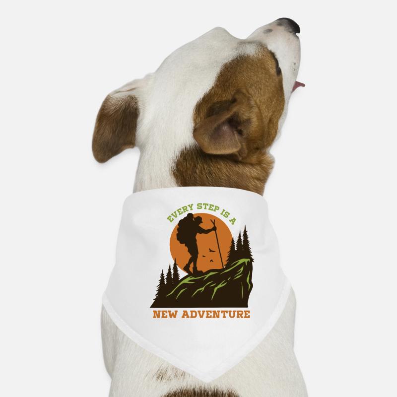 Every step is a new adventure Dog Bandana