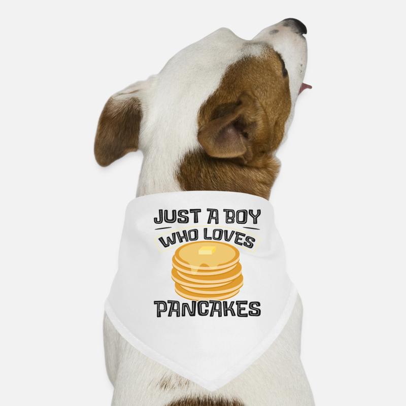 Pancake Lover Kids Boy Just A Boy Hunde-Bandana