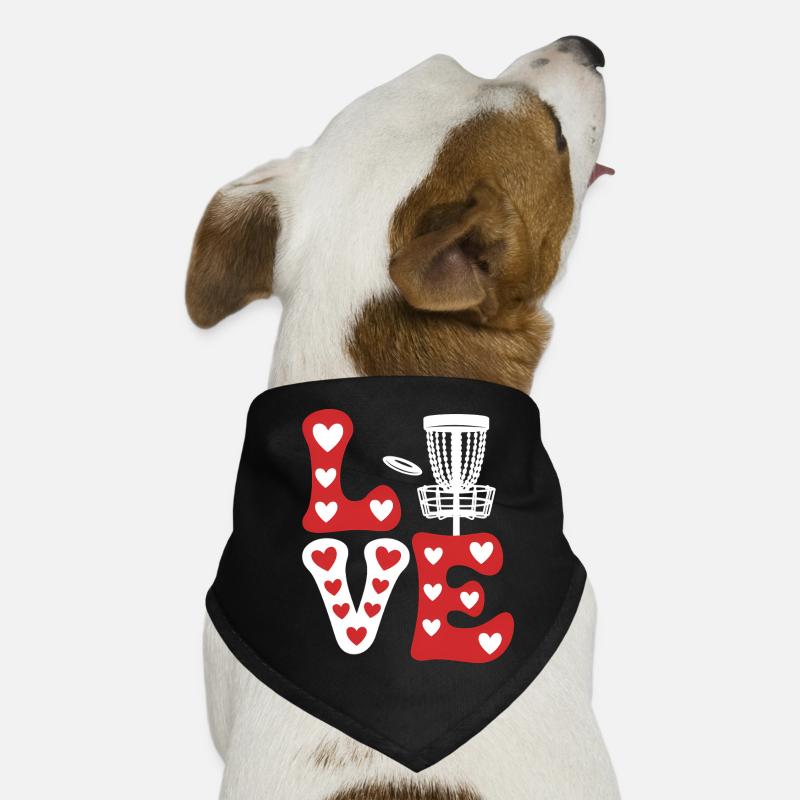 Discgolf Spruch Sport Lustiges Discgolf Geschenk Hunde-Bandana