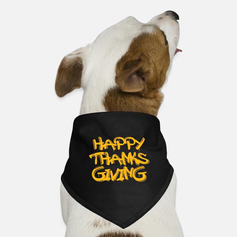 Happy Thanks Giving Bandana pour chien