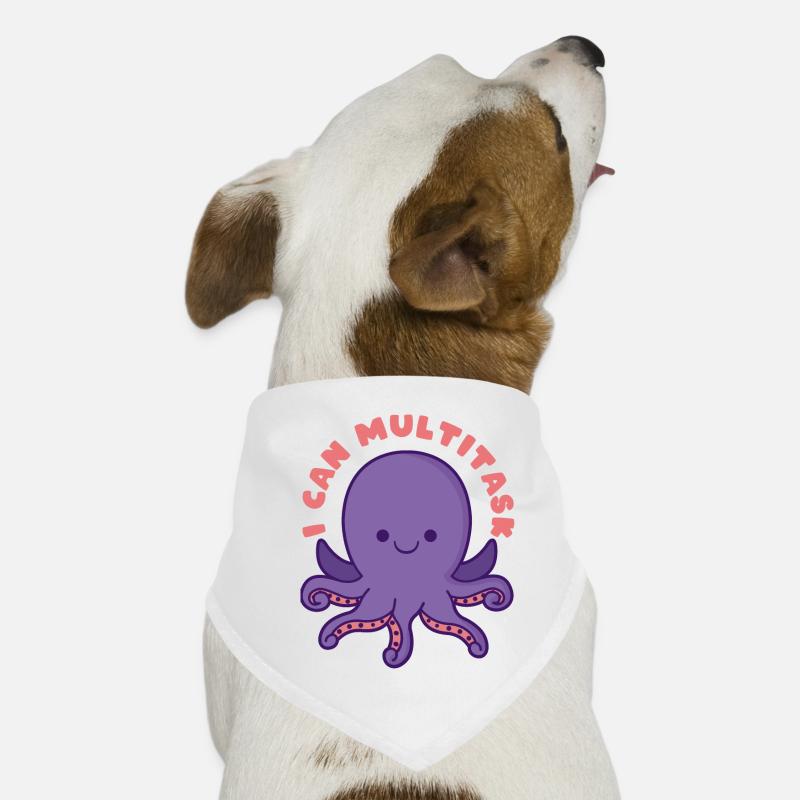 I can multitask octopus Dog Bandana