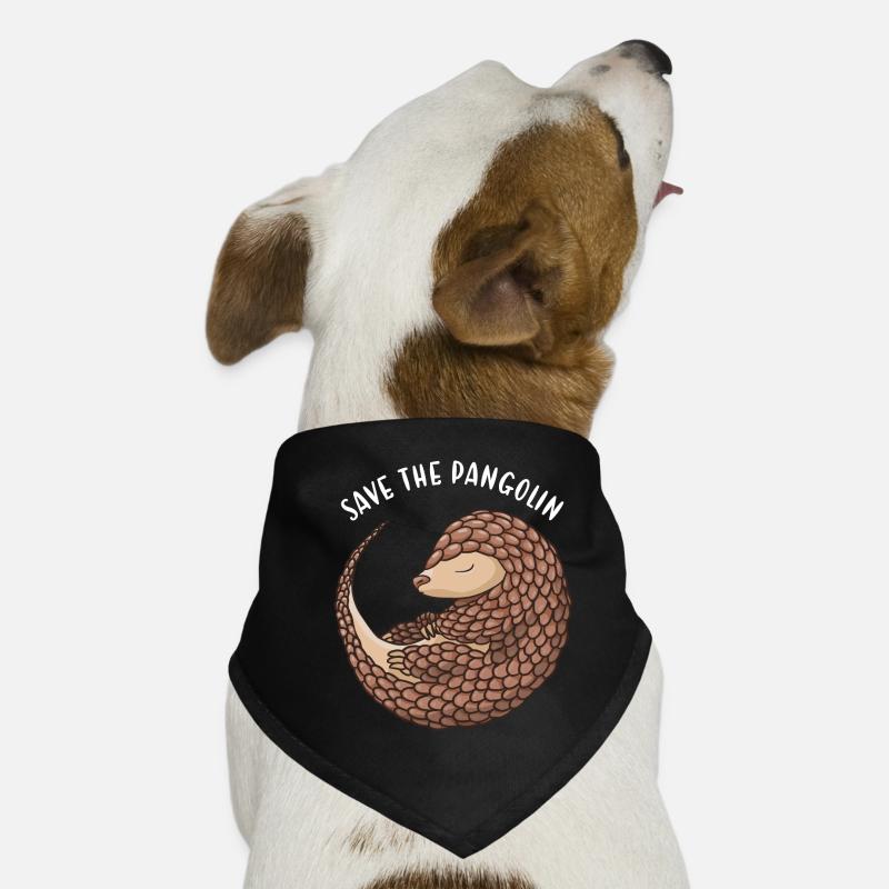 Save The Pangolin Pangolin Hunde-Bandana