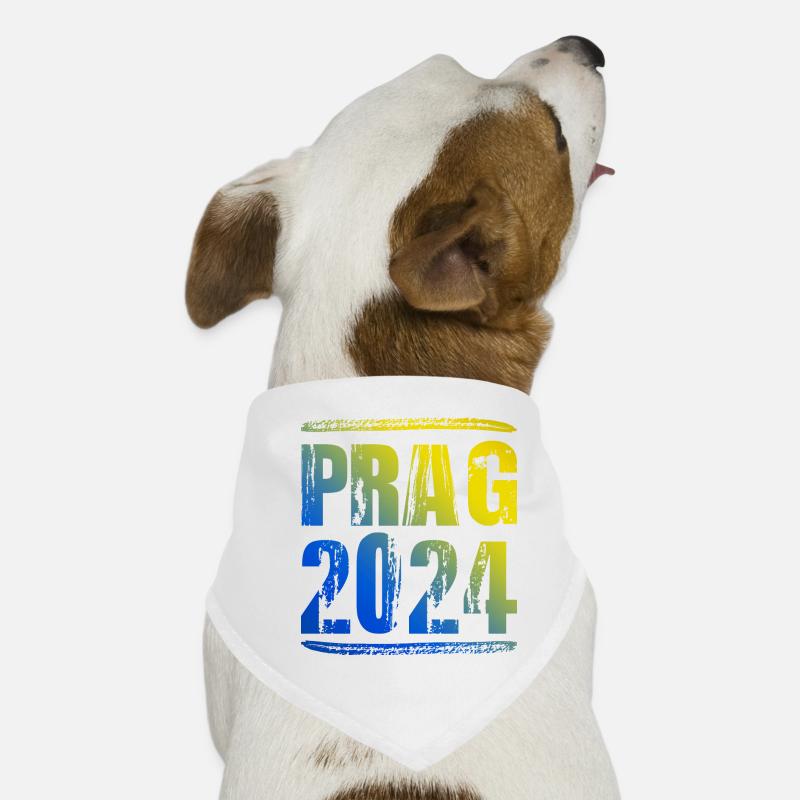 Prague 2024 : des vacances colorées Bandana pour chien