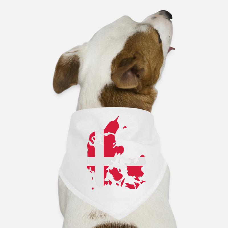 Denmark, flag Dog Bandana