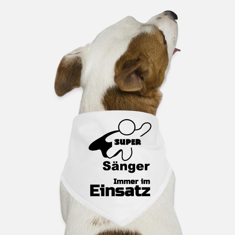 Super Sänger, Musik,Berufe, Sprüche, Geschenk Hunde-Bandana