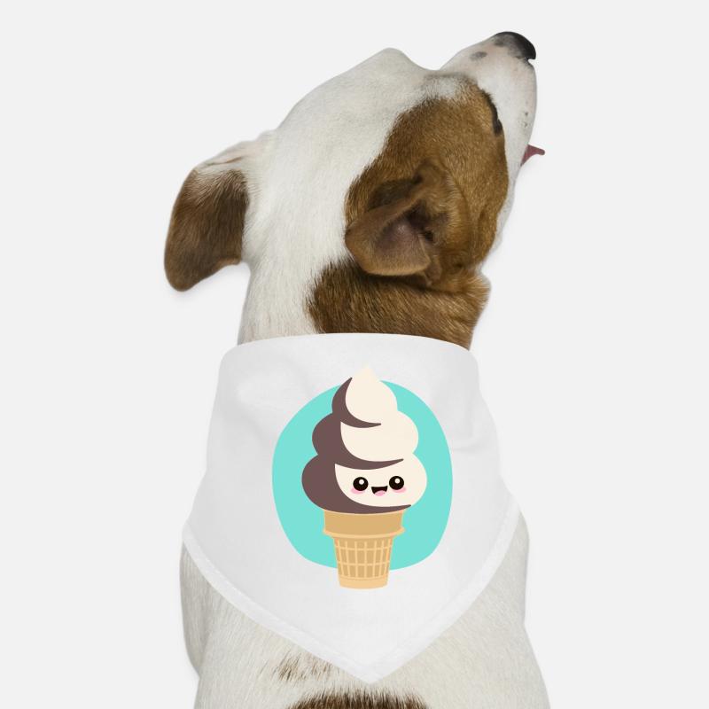 douce glace douce d’été Kawaii Bandana pour chien