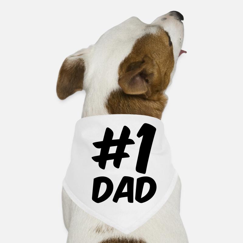 #1 Dad Hunde-Bandana