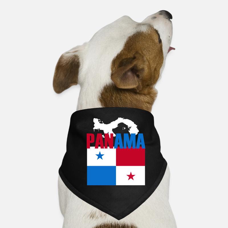 Panama Flagge Geschenkidee Hunde-Bandana