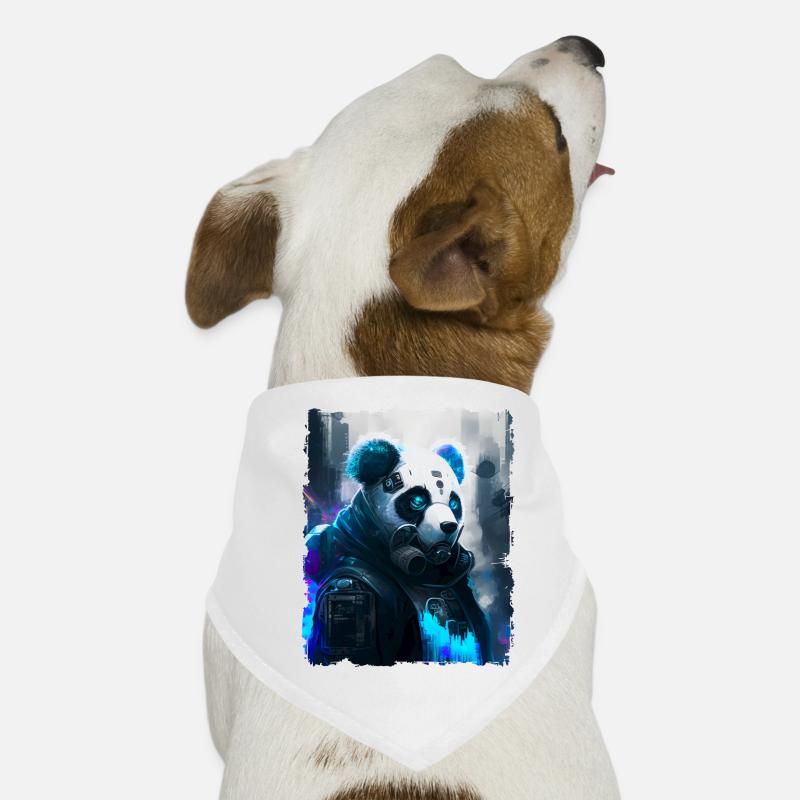 Panda Cyber Future Bandana pour chien