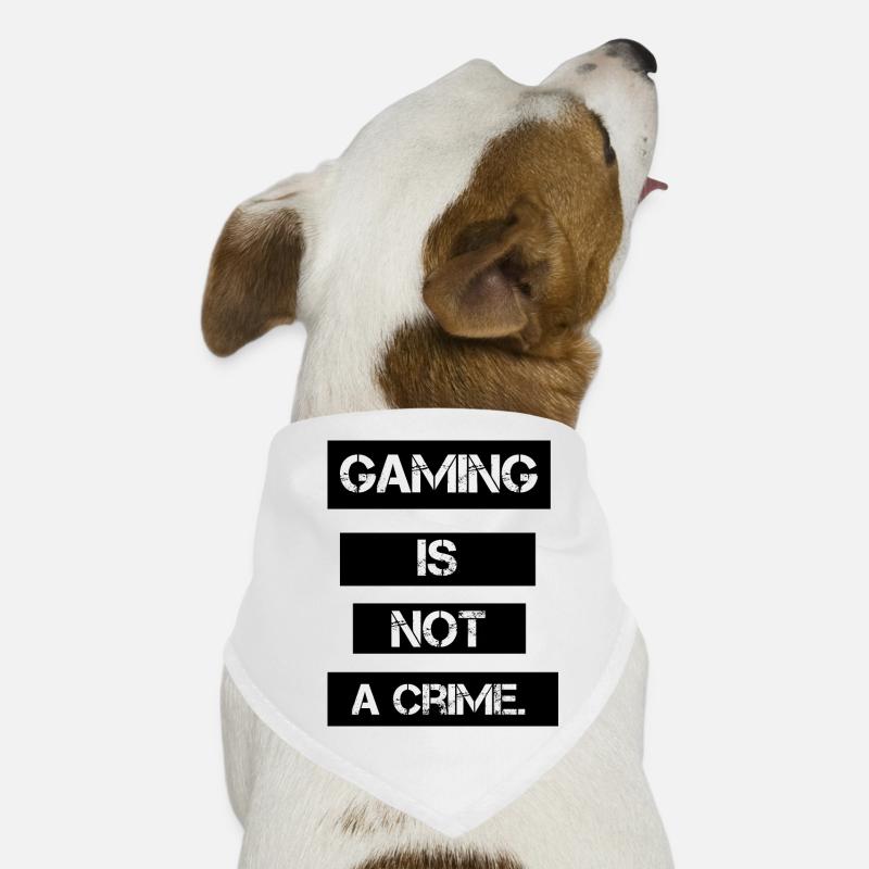 Gaming is not a crime Hunde-Bandana