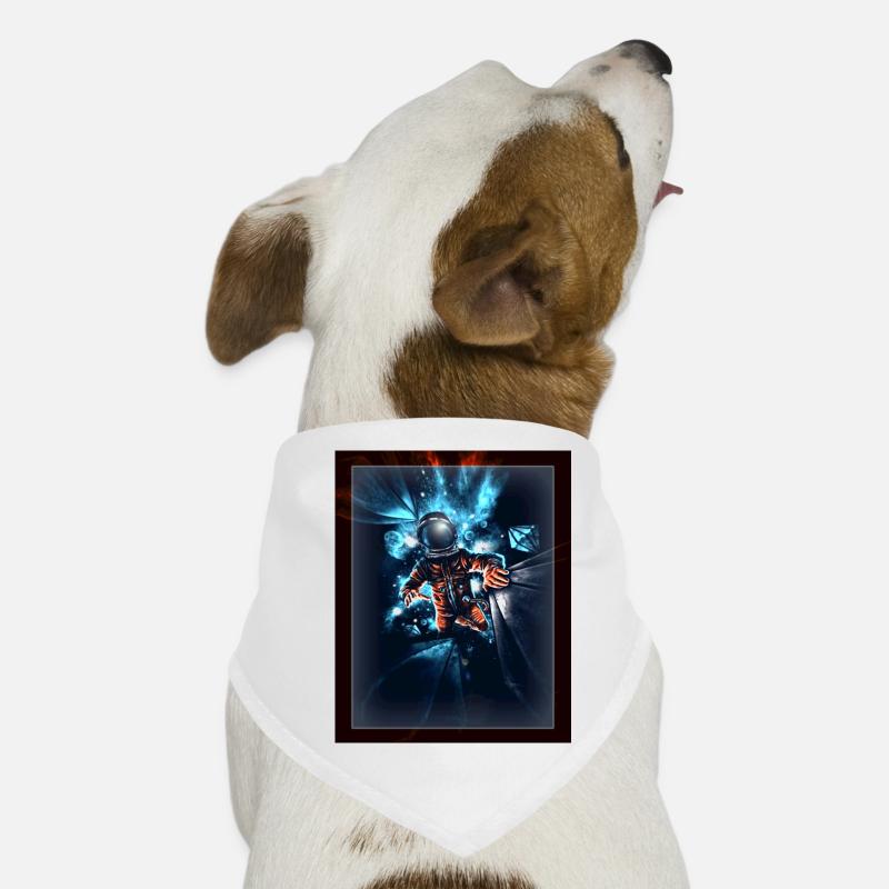 Raumfahrer Hunde-Bandana