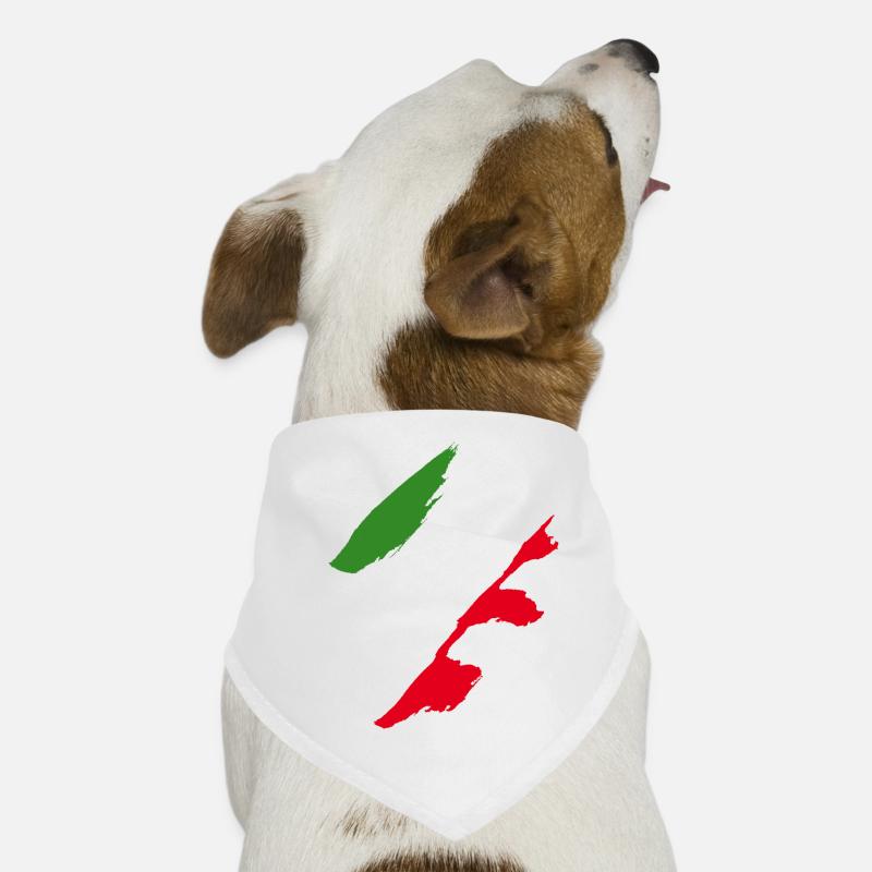 Drapeau de style italien Bandana pour chien