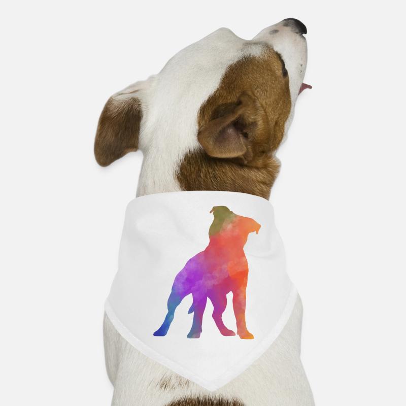 PITBULL AMSTAF coloré Bandana pour chien