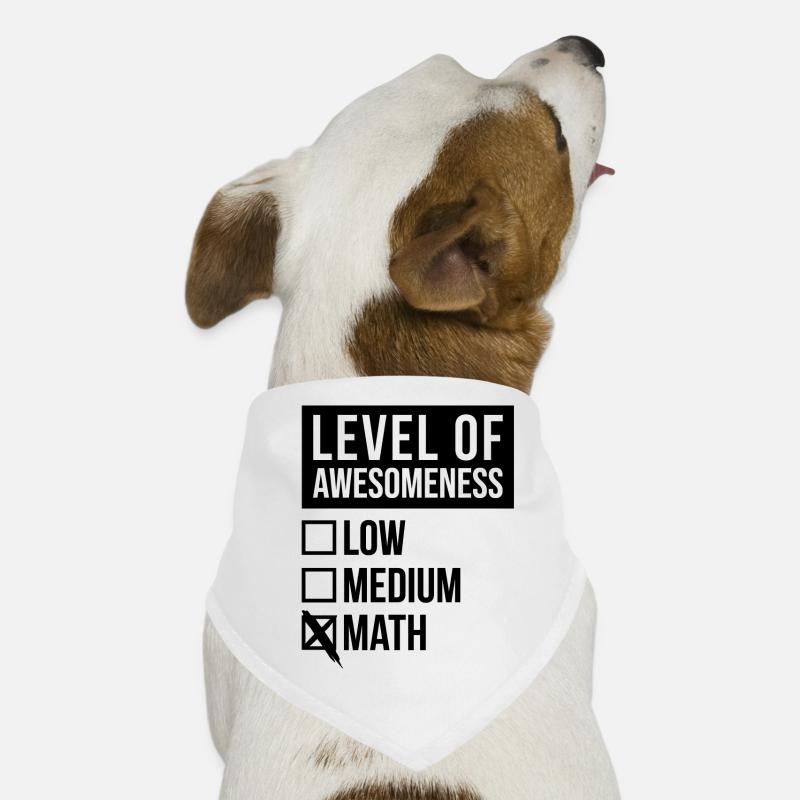 mathématiques Bandana pour chien