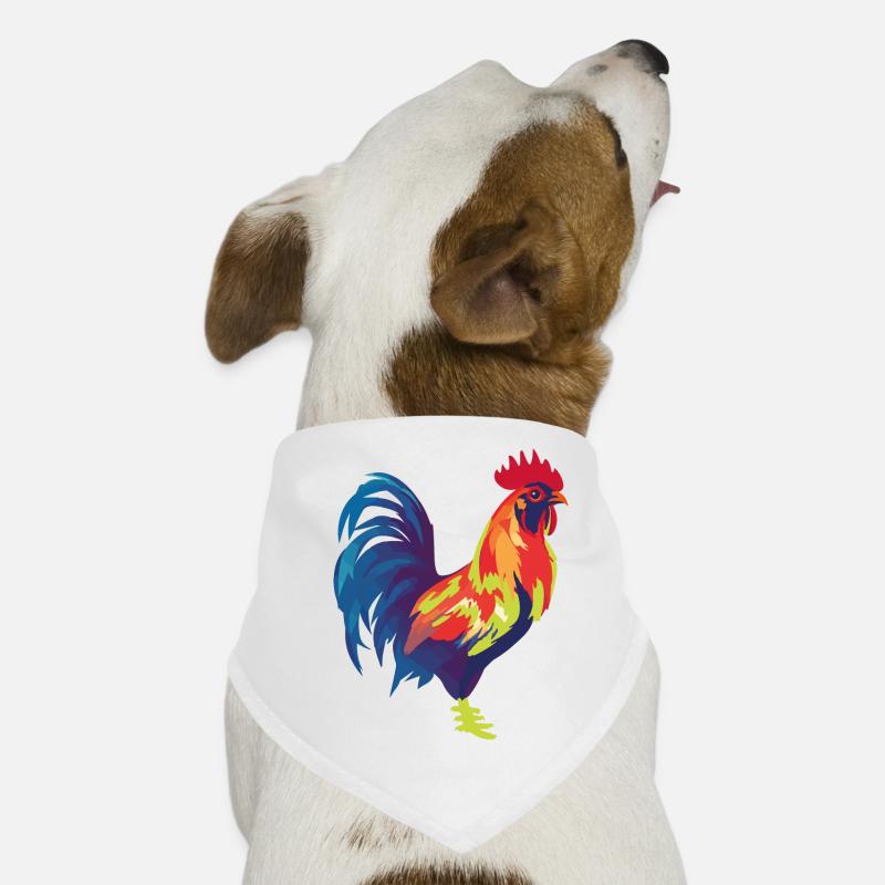 hahn Hunde-Bandana