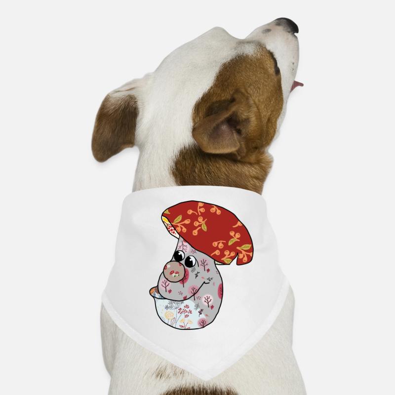 Herbstpilz Hunde-Bandana