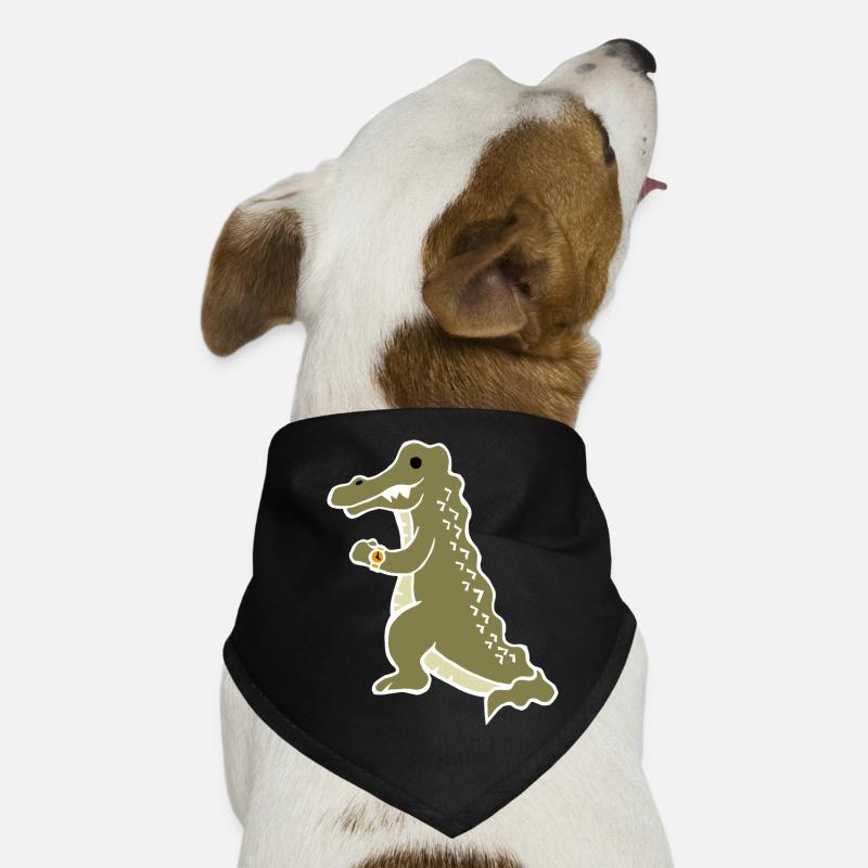Funny & Cute Later Alligator (No Text) Dog Bandana