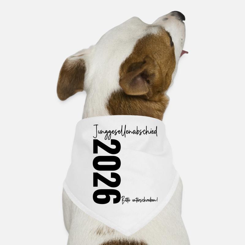 Bachelor Party 2026 Please sign Bachelor Party Dog Bandana