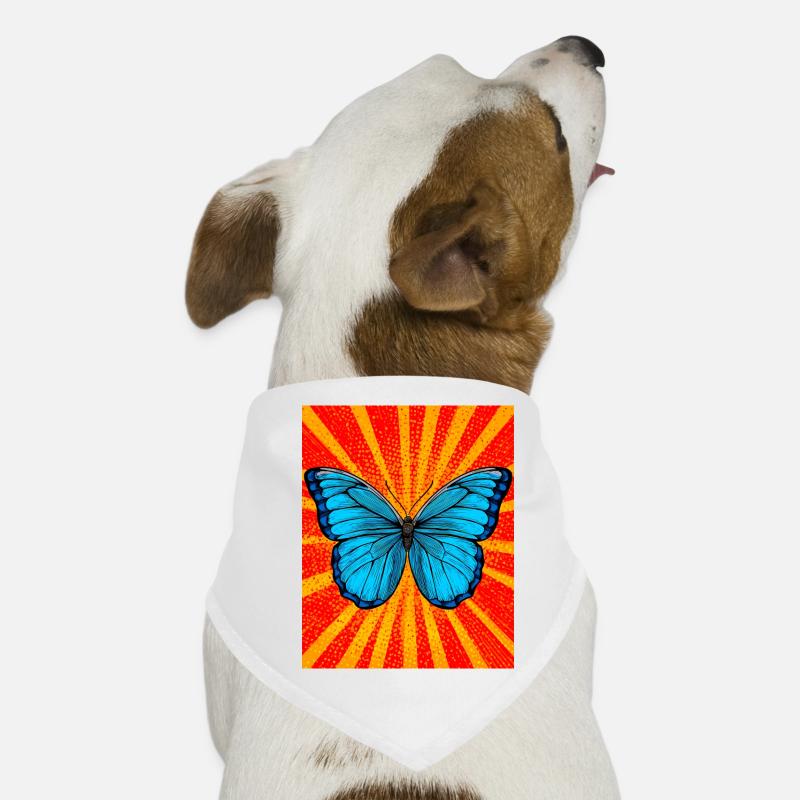 Schmetterling Hunde-Bandana
