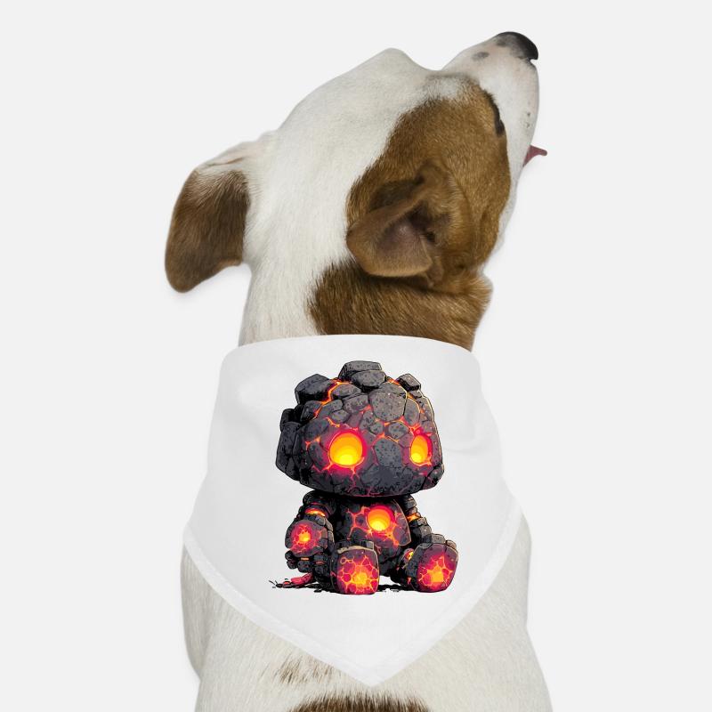 Enfant Héros de Pierre Golem de Lave Bandana pour chien