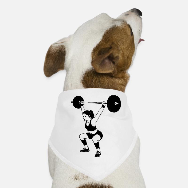 Gewichtheben Hunde-Bandana