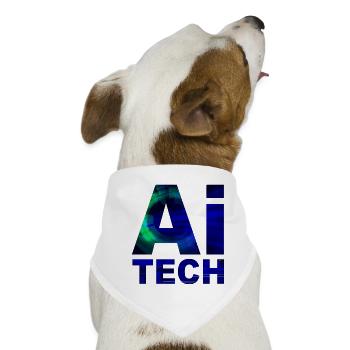AI TECH - Hunde-Bandana - Weiß - Vorne